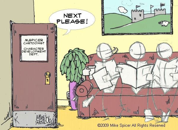 Cartoon: 'Character Development' 1