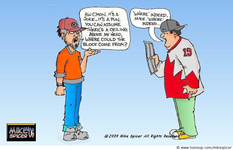 Cartoon: 'Creative Block Pt2' 1