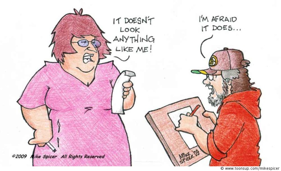 Cartoon: 'Caricaturists Truths' 1