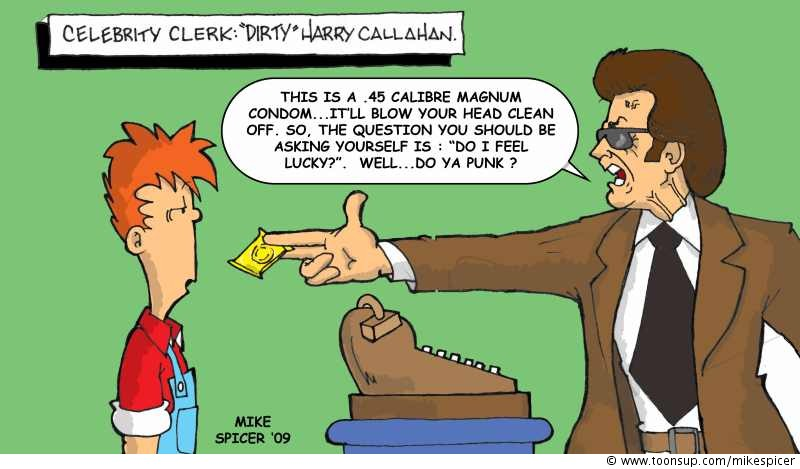 Illustration: Celebritya Clerk : 'Dirty ' Harry Callahan 1