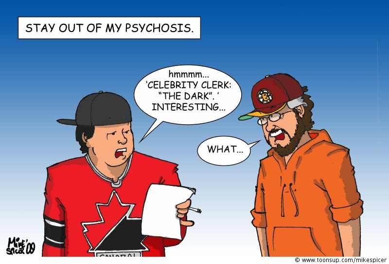 Illustration: 'Stay out of my psychosis' 1