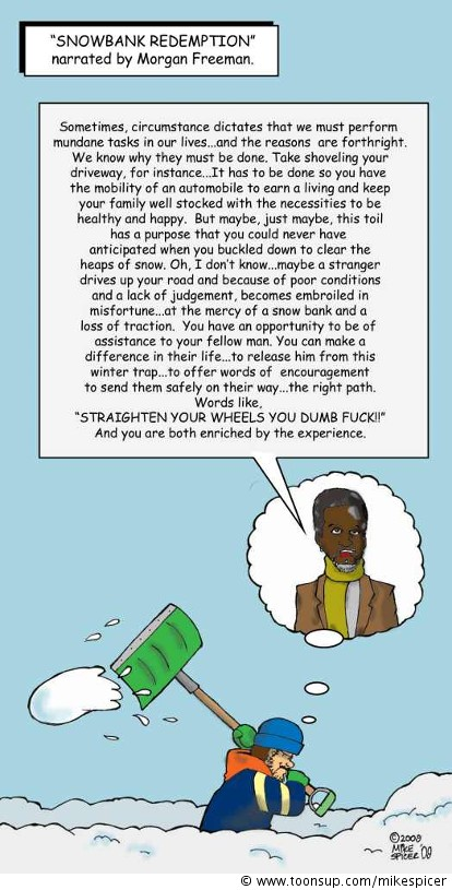 Cartoon: 'Snowbank Redemption' 1