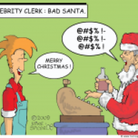 'Celebrity Clerk: Bad Santa'