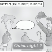 Celebrity Clerk: Charlie Chaplin