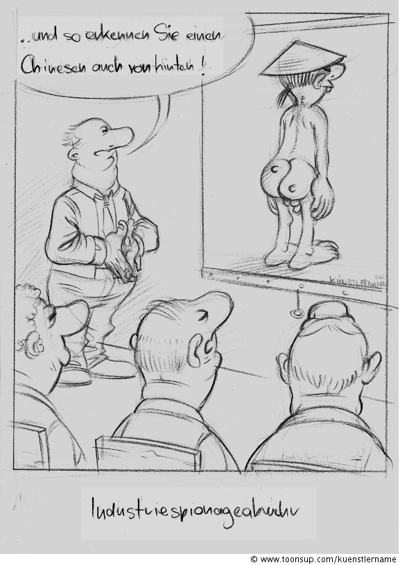 Cartoon: industriespionage 1