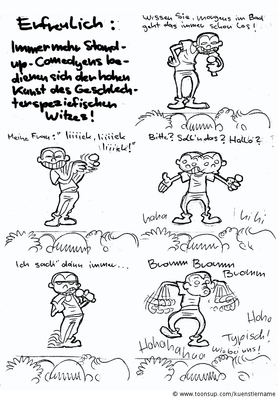 Cartoon: i love comedy 1