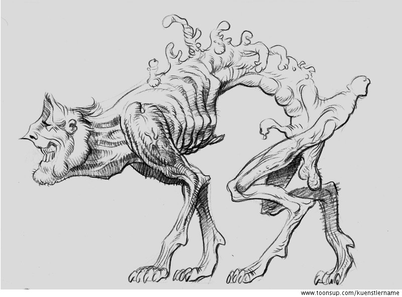 Cartoon: mieser Hund 1