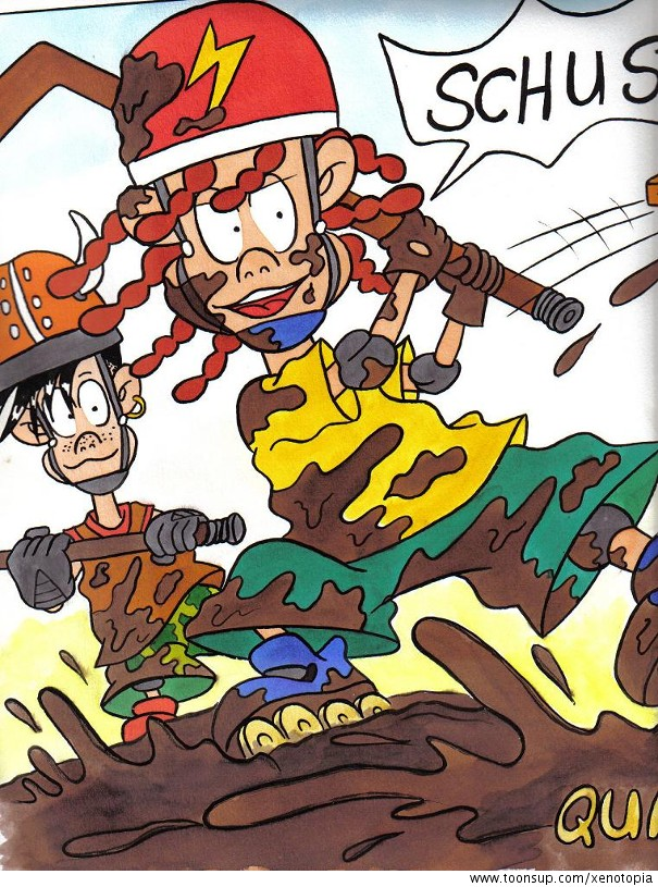 Cartoon: Hockey too Matsch! 1