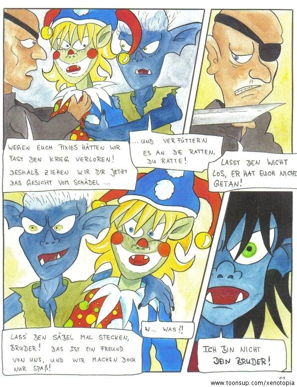 Comic: Aus den Weg, Du Wicht! Glitter-Leseprobe 1 1