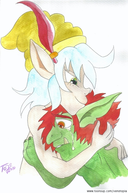 Illustration: Elf und Troll 1