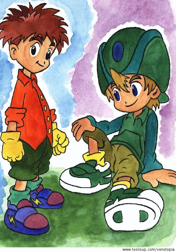 Illustration: Izzy & T.K. Digimon FanArt 1