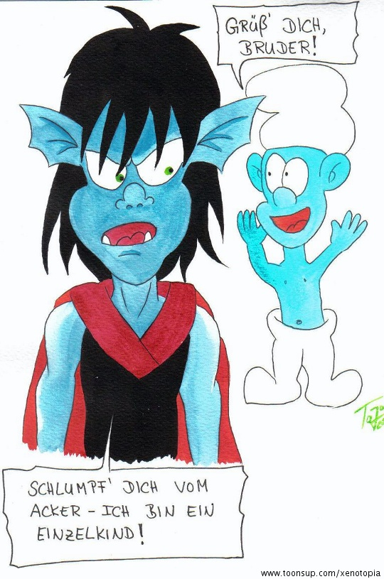Cartoon: Blaue Brüder 1