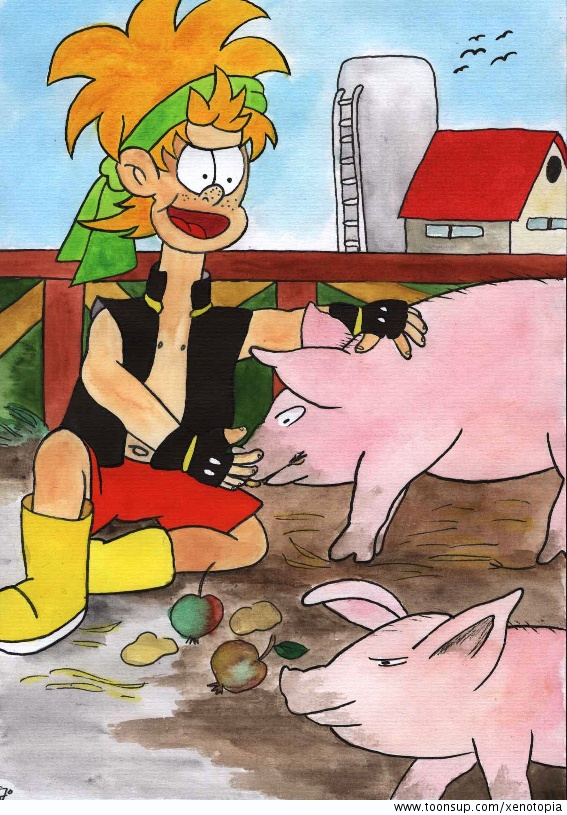 Cartoon: Patrick' Ferienjob 4