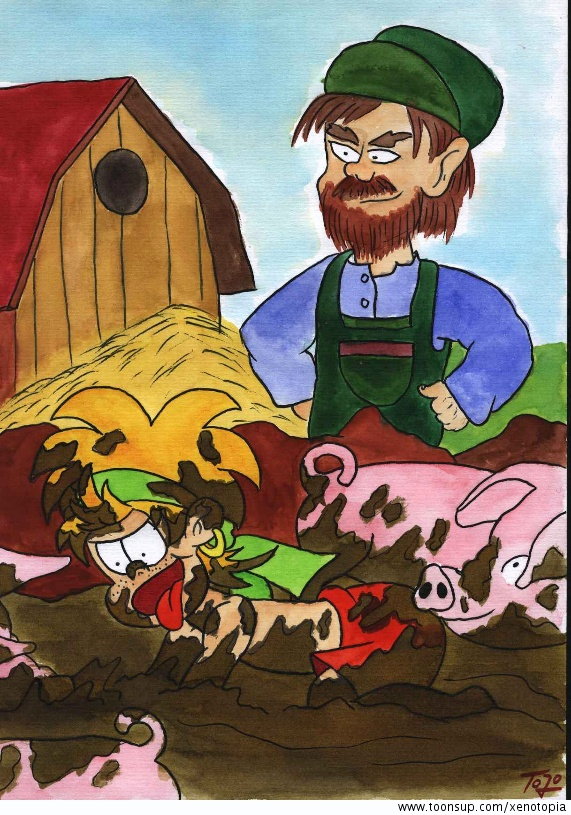 Cartoon: Patrick' Ferienjob 6