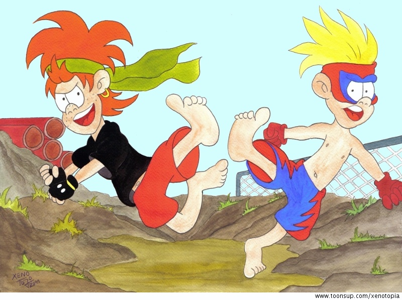 Illustration: Fight! Patrick vs Dexter 2 1