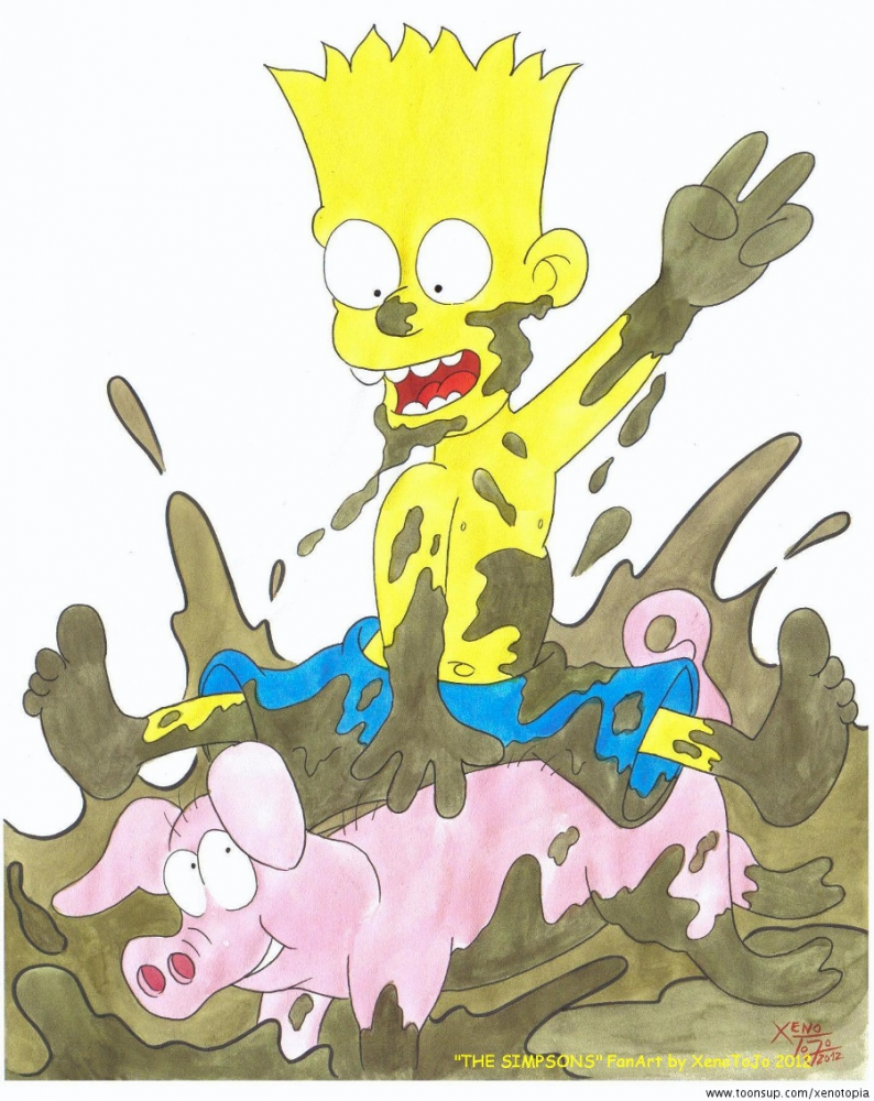 Cartoon: Bart Simpson - Pig Scrabble 2 1