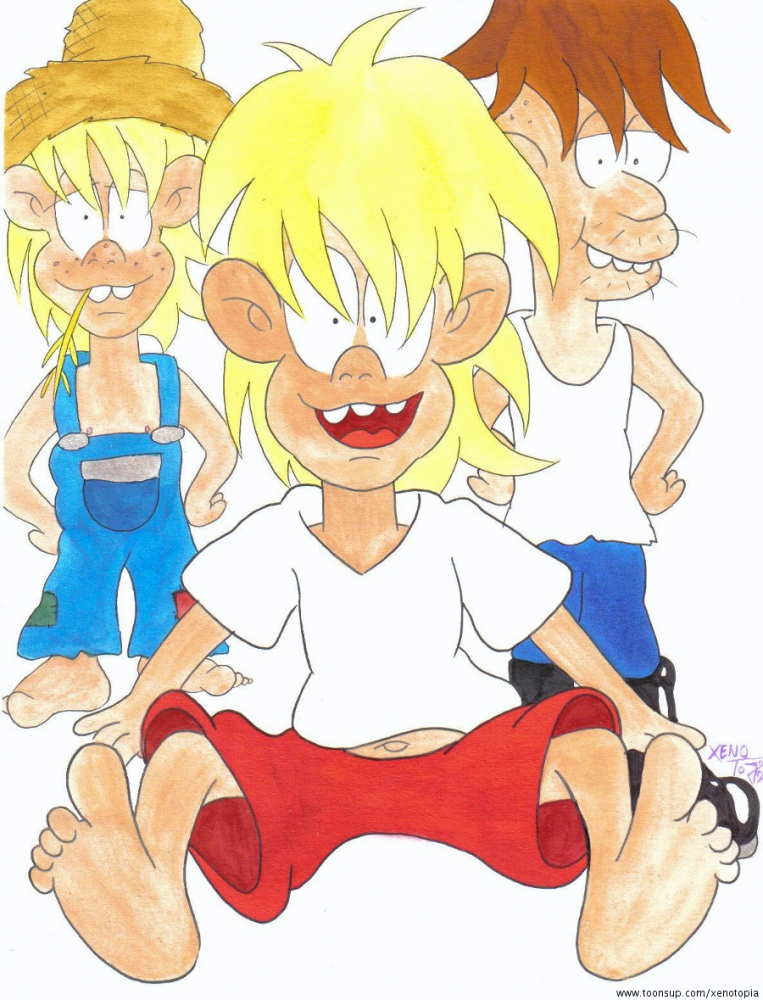 Illustration: Country Boys - Family 1