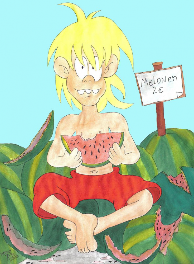 Illustration: Melonen Sommer 1