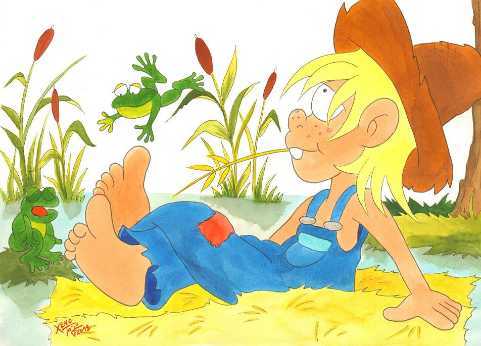 Illustration: Froschkonzert im Sumpf 1 1