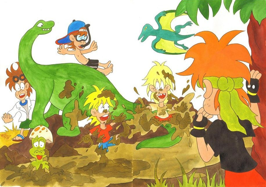 Book: Schlammschlacht im DinoSumpf! 1