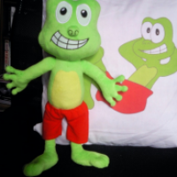 Max Matschfrosch Plüschtier