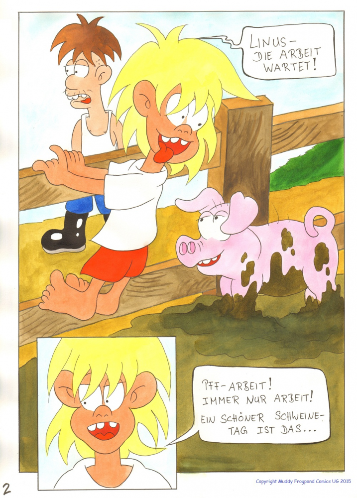 Cartoon: Pig Day mit Linus 2