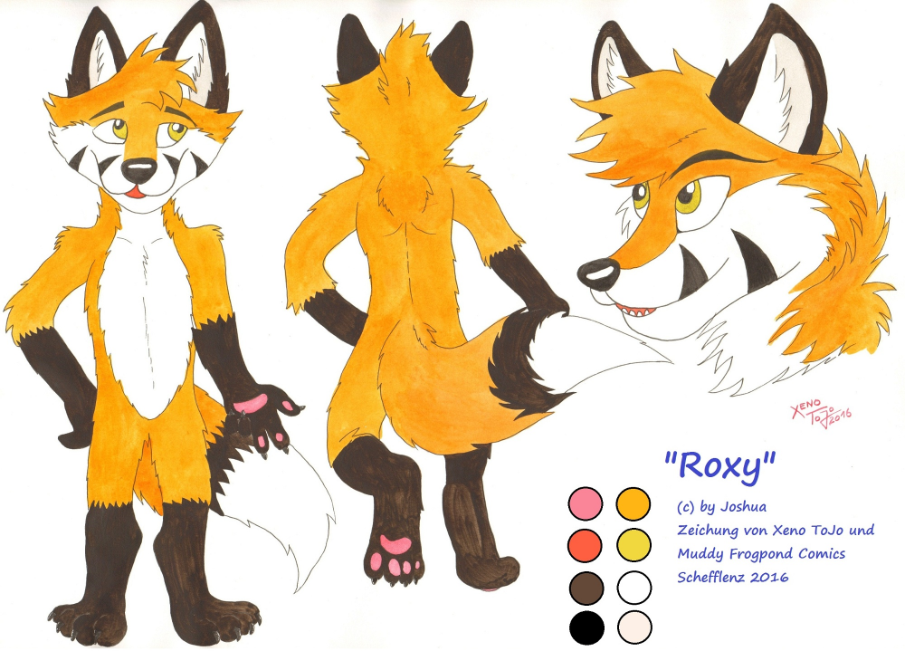 Concept Art / Character Design: Roxy the Fox 1