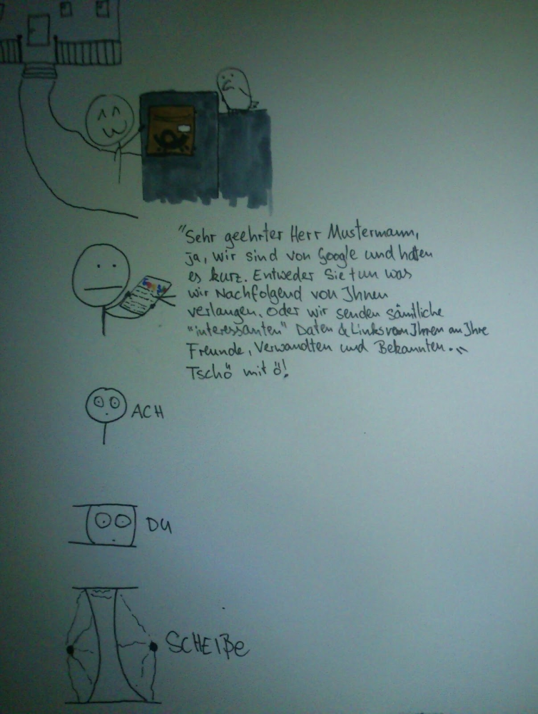 Comic: Post von Google 1