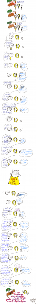 Comic: Gespräch mit der Lehrerin 1