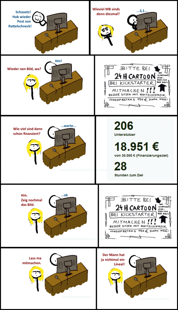 Comic: Mail von Rattelschneck 1