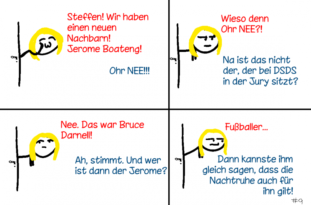 Comic: Boateng als Nachbar 1