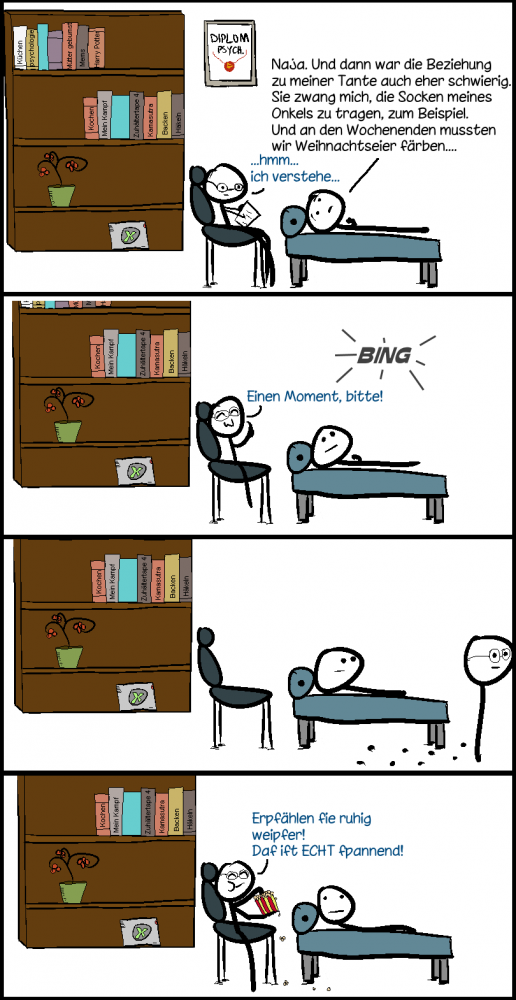 Comic: Beim Psychologen 1