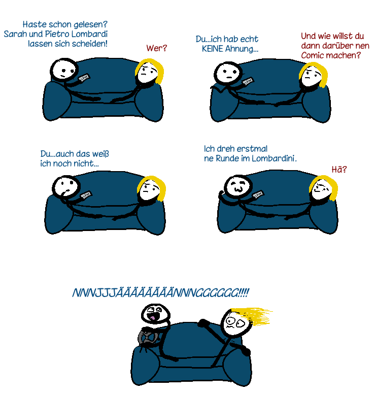 Comic: Die Scheidung von Sarah und Pietro Lombardi 1