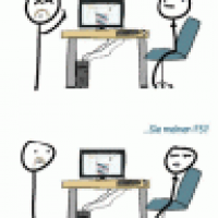 Beim Computerkurs