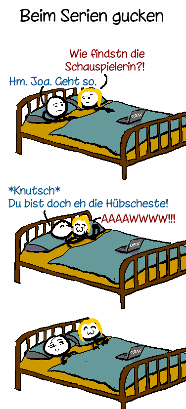 Comic: Beim Serien gucken 1