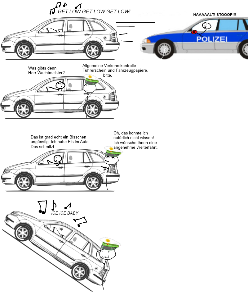Comic: Uralter Comic - Polizei 1