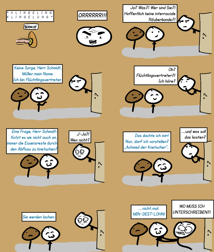 Comic: Vertreter 1