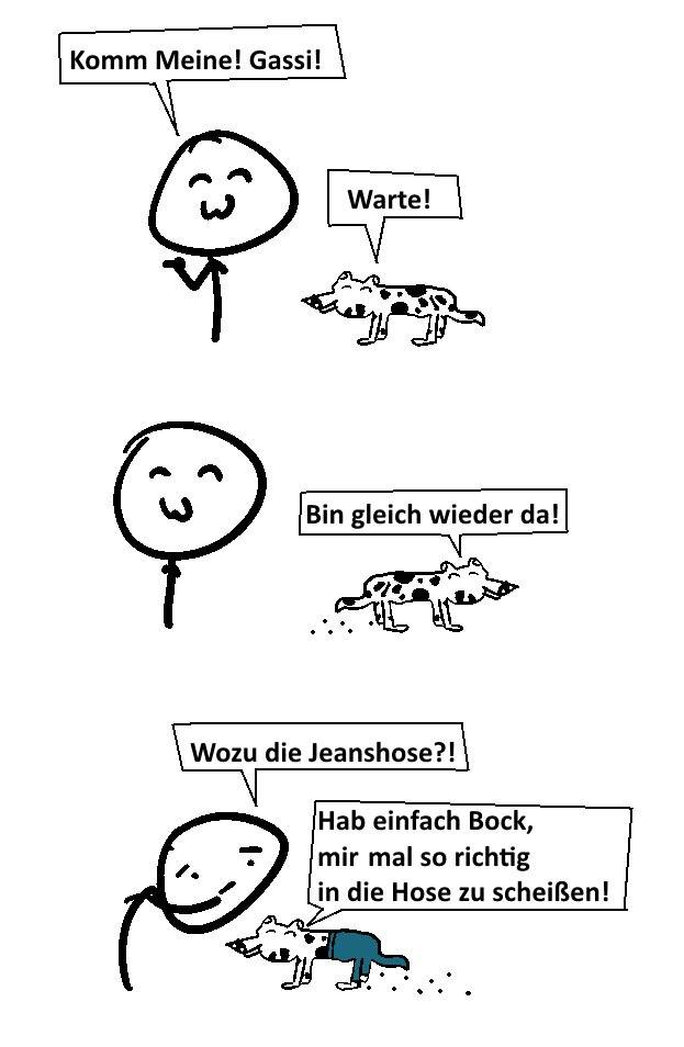 Comic: Gassi gehen wollen 1