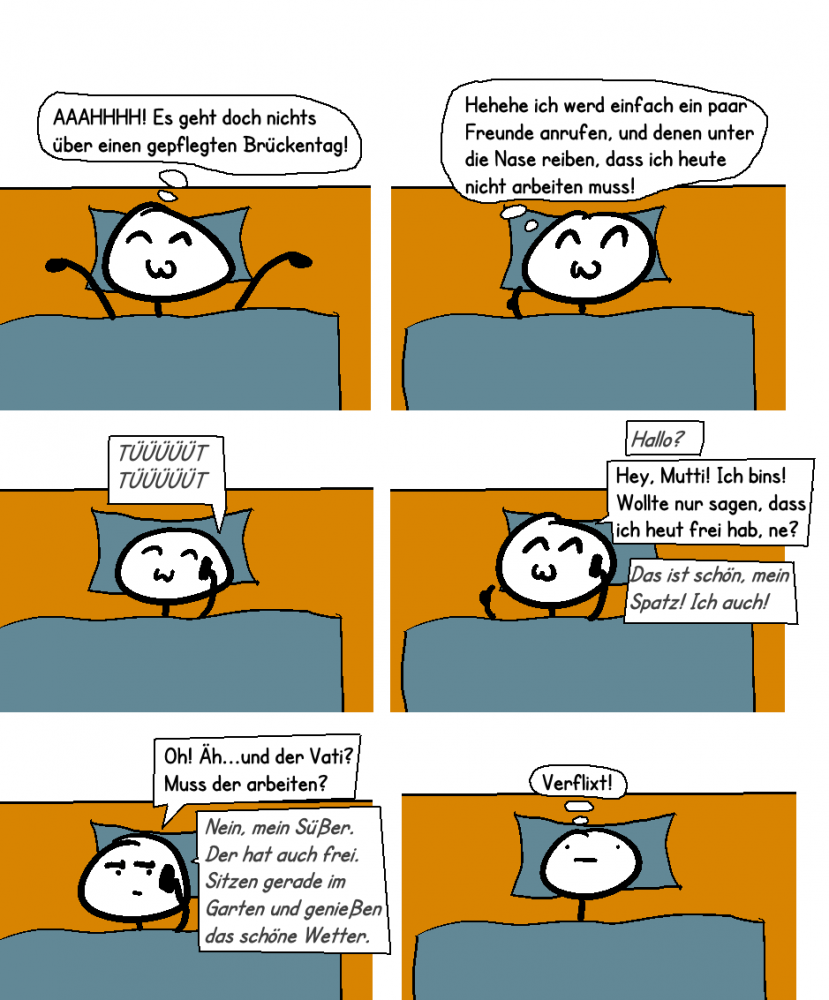 Comic: Der Brückentag 1