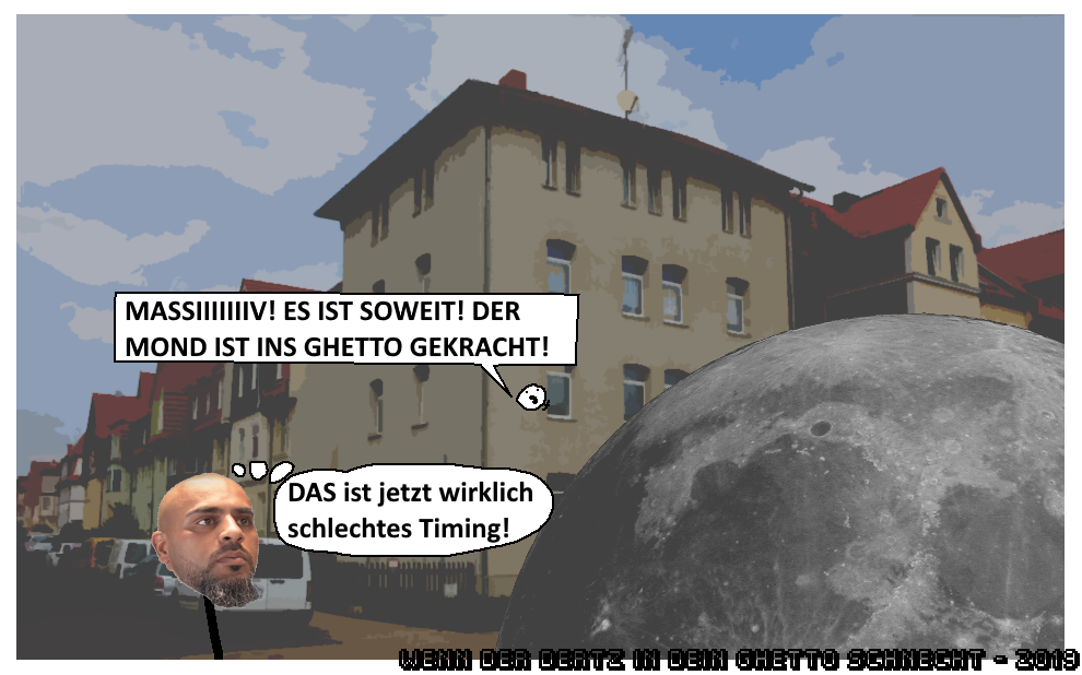 Cartoon: Wenn der Dertz in mein Ghetto schneckt 1