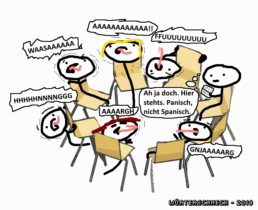 Cartoon: Der Sprachkurs 1
