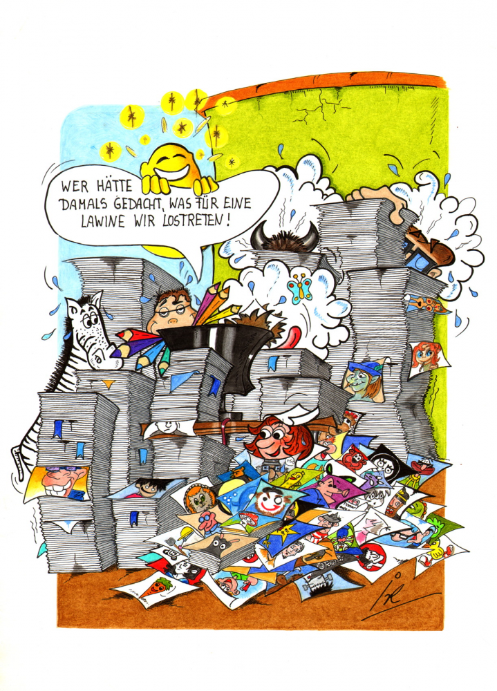 Cartoon: Lawine 1