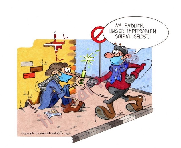 Cartoon: Impfproblem gelöst 1