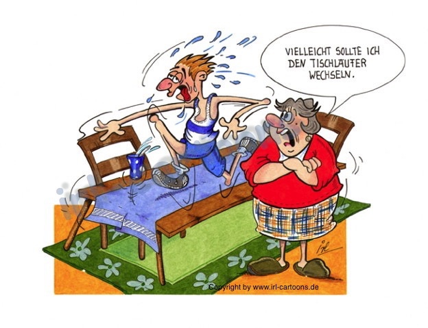 Cartoon: Tischläufer 1