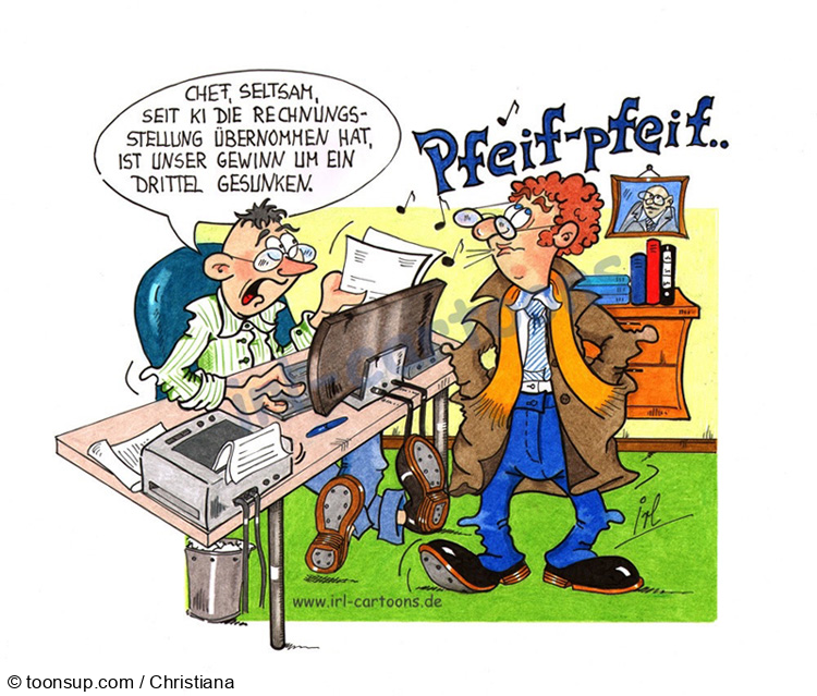 Cartoon: Betrügerei 1