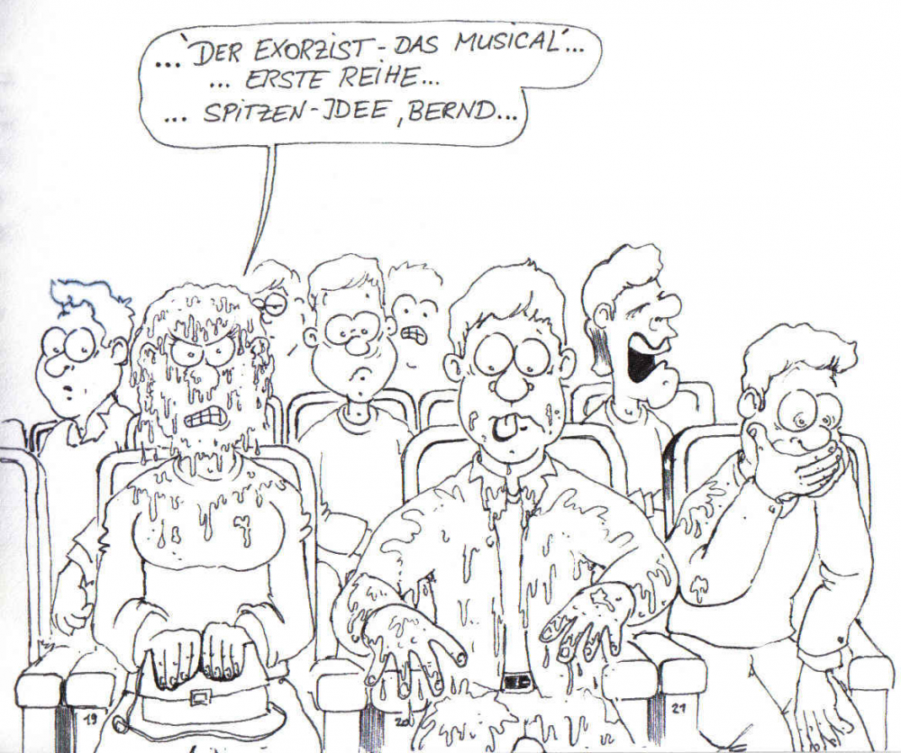 Cartoon: Der Exorzist 1