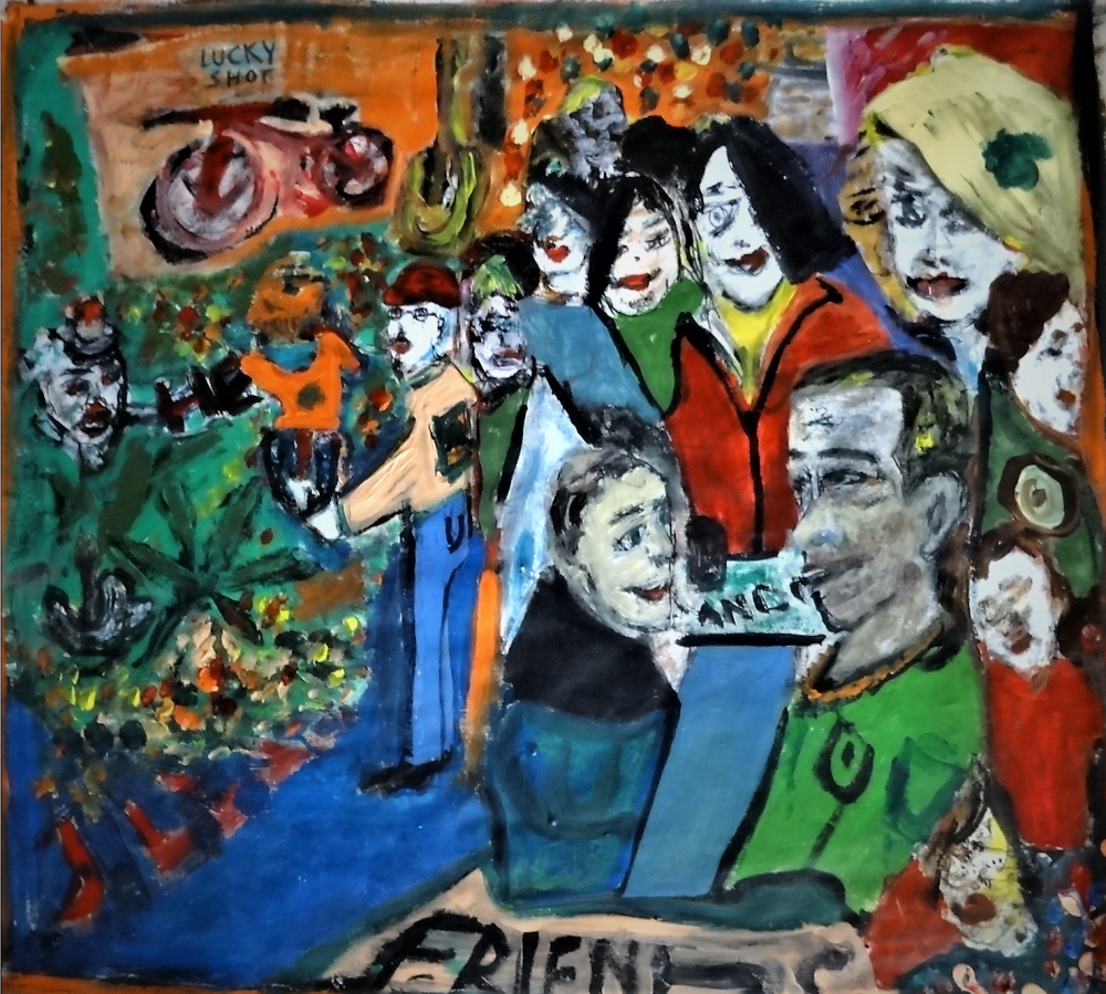 Cartoon: friends and aquaintancies lucky shot 2