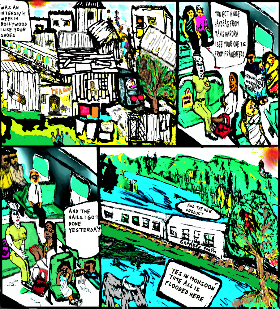 Comic: Mary in india  - in trouble 1