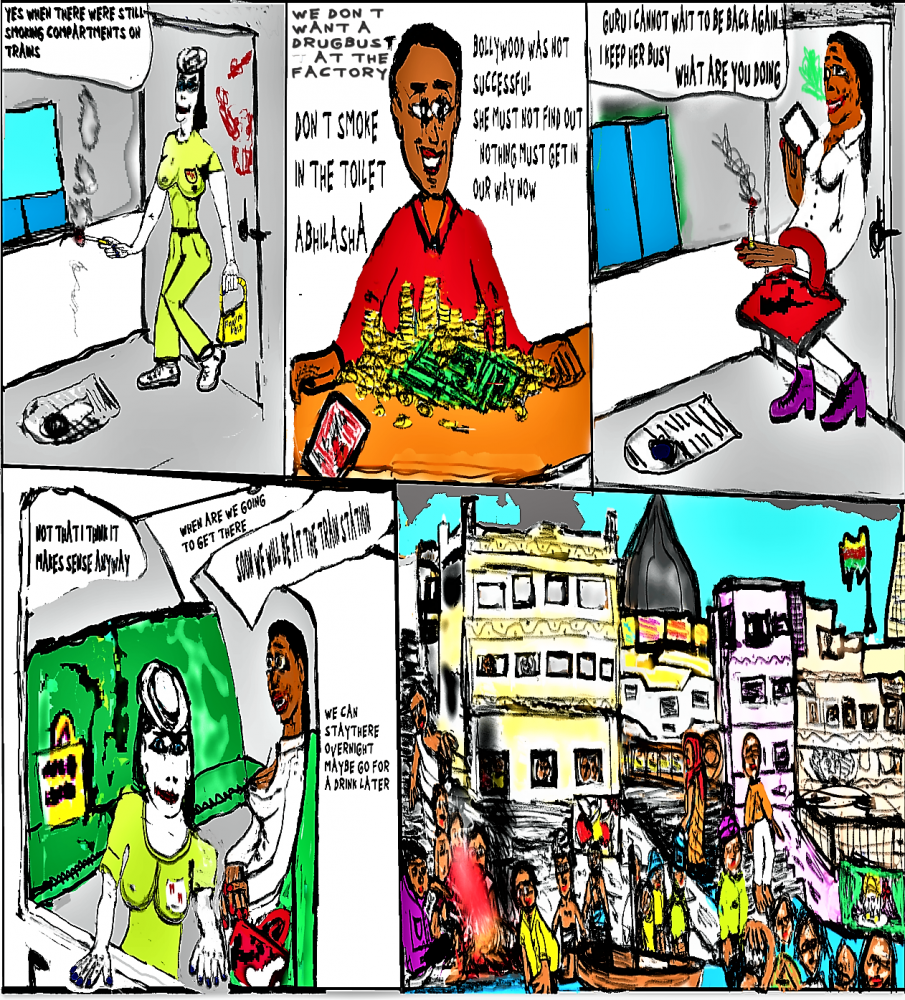 Comic: Mary in india  - in trouble 2