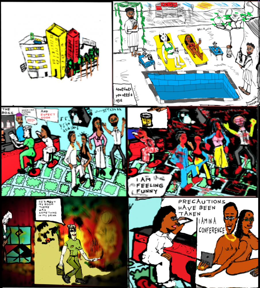 Comic: Mary in india  - in trouble 3
